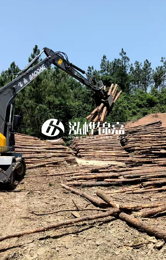 云南4米松木樁批發(fā)價(jià)格多少-4米小頭13-15直徑多少錢一根？