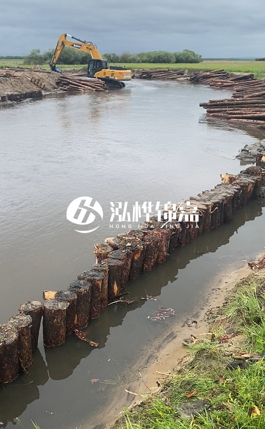 4米松木樁能用于圍堰工程嗎？4 米松木樁打樁深度要多少？