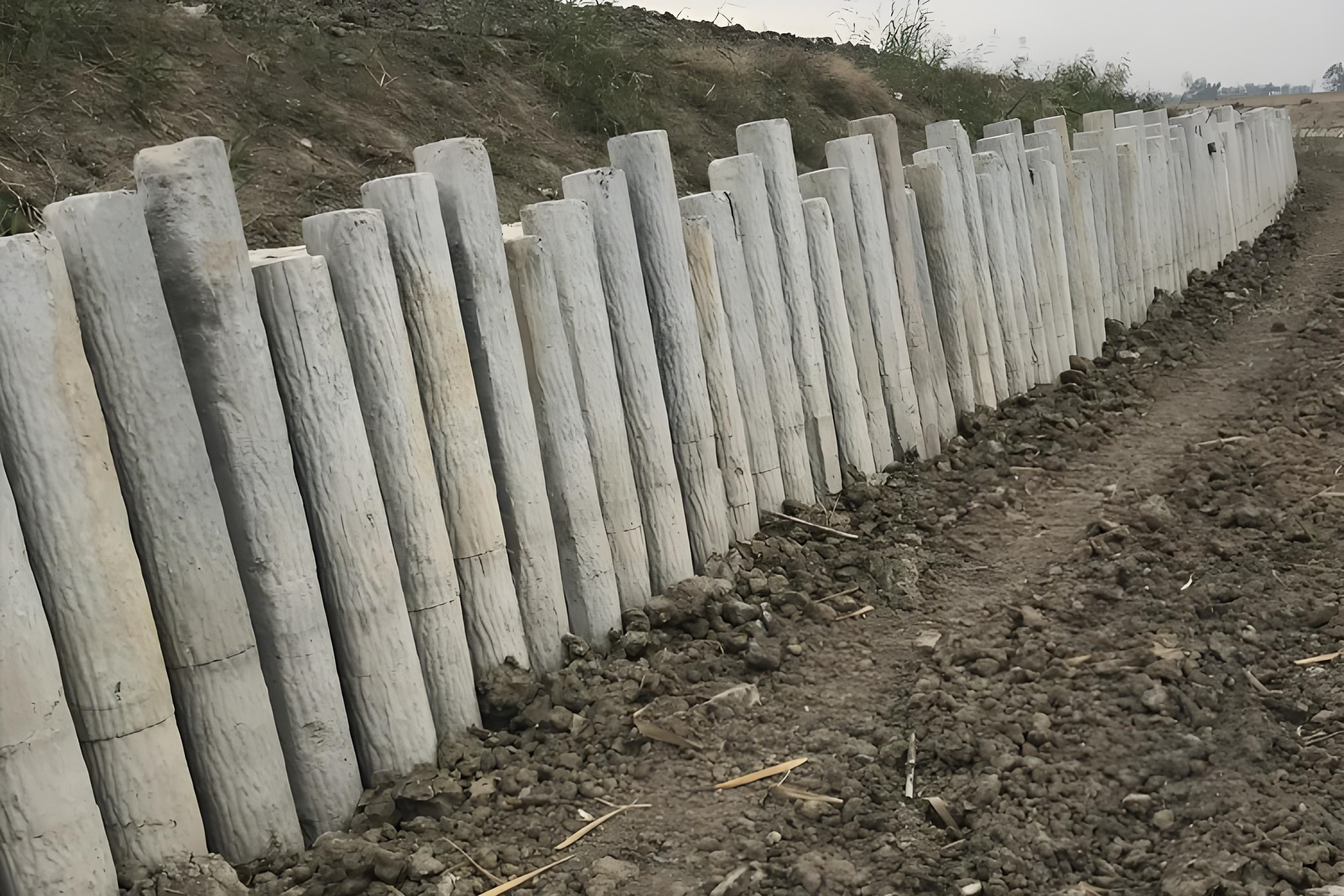 云南水泥樁施工專業(yè)施工隊(duì)-挖機(jī)打仿木樁怎么打？