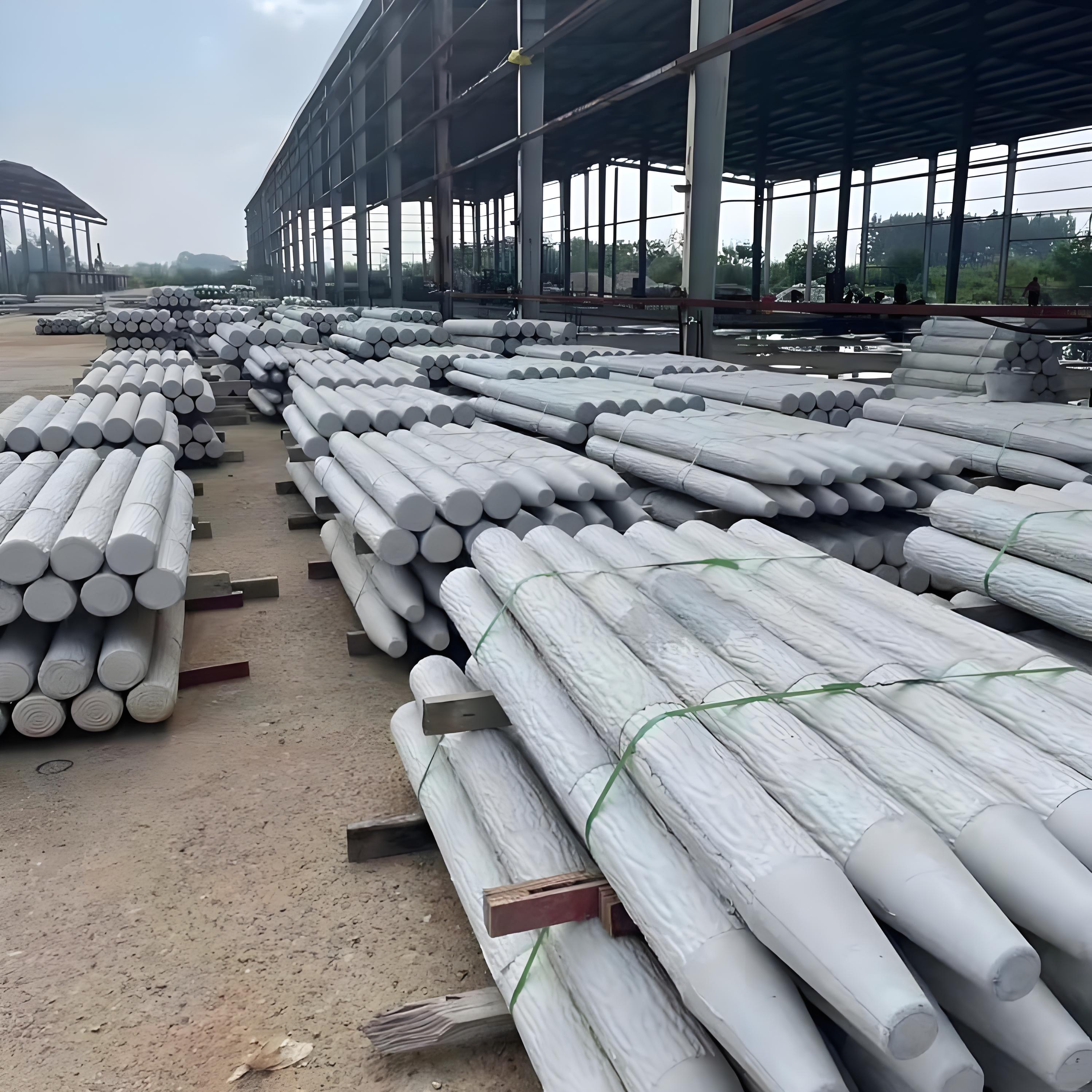 水泥仿木樁廠家泓樺錦嘉-打仿木樁需要打樁機嗎？