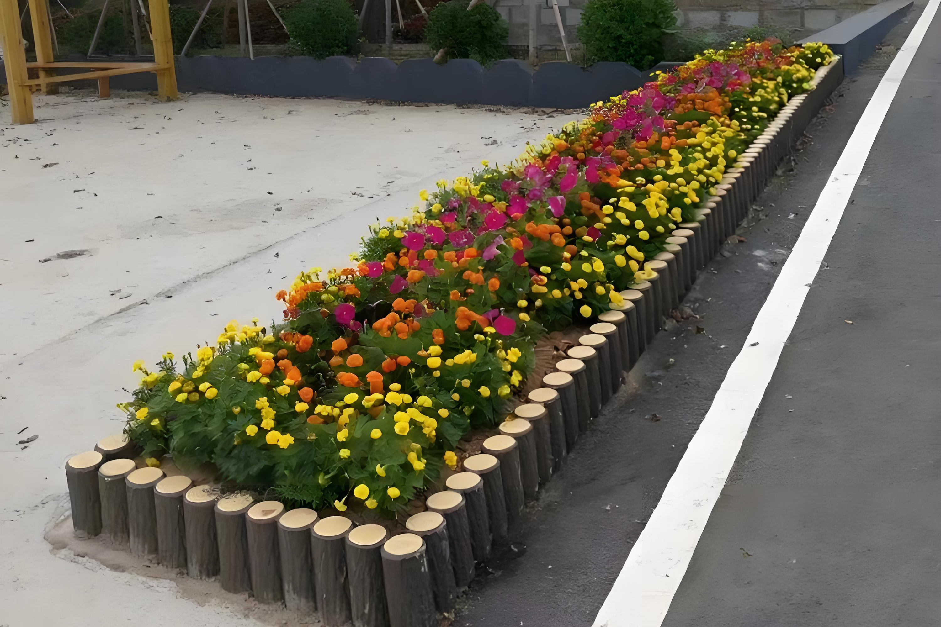 水泥仿木樁施工隊(duì)泓樺錦嘉 - 庭院打仿木樁選多大直徑合適？